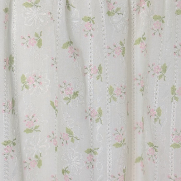 Altar'd State Strapless Dress in White with Pink Floral - Picture 2 of 6